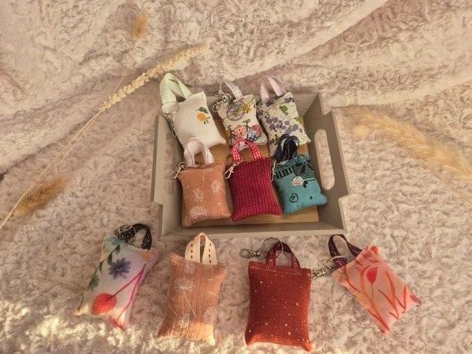 Porte clés forme Tote-bag